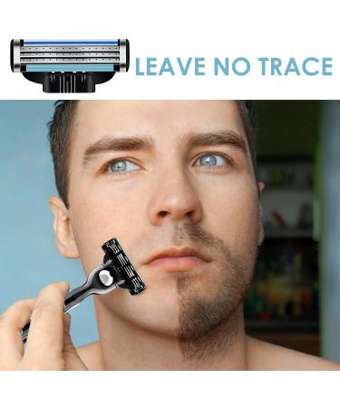  Rumgug Mach 3 Pack of 16 Professional Manual Razor Blades for Men 3-Ply Ideal for Wet Shaving - Buy Online on GoSupps.com