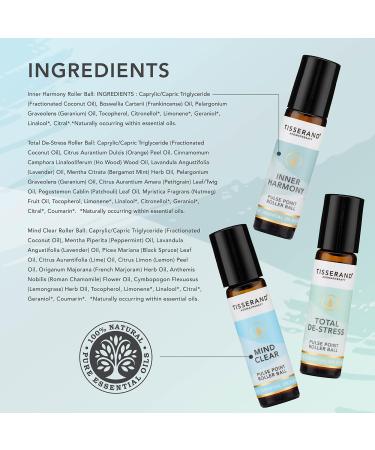Tisserand Aromatherapy - The Little Box of De-Stress - Mind Clear Inner Harmony Total De-Stress - 100% Natural Pure Essential Oils - 3x10ml 10 ml (Pack of 3) De-Stress - Buy Online on GoSupps.com