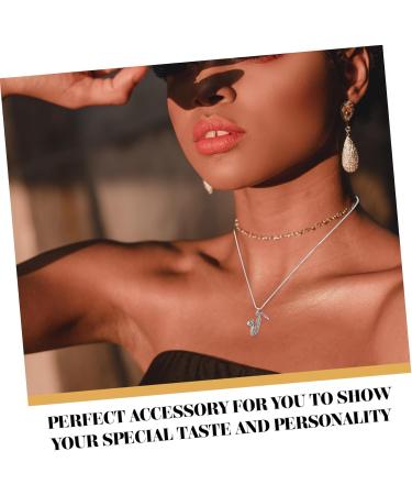 Parliky Saxophone Pendant Necklace A Necklace Charm Necklace Women Pendant Necklace Jewelry Miss Fashion - Buy Online on GoSupps.com