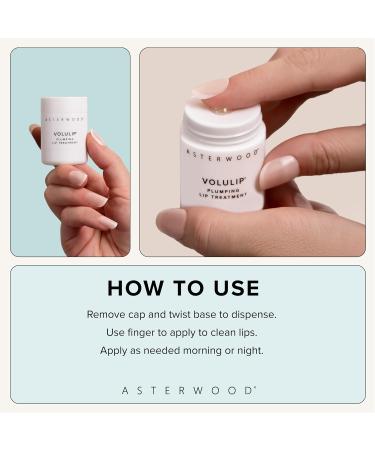 Asterwood Lip Treatment & Balm - with Volulip Hyaluronic Acid & Matrixyl 3000 - Hydrating Plumping Moisturizing Anti-Aging - Plumper Fuller Lips - for Women & Men - 0.5 Fl Oz 1 Count (Pack of 1) - Buy Online on GoSupps.com