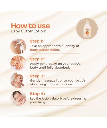 MAATE Baby Body Butter Lotion 300ml | Pure Kokum Butter & Sweet Flag Extract | Gentle Cream for Face Skin & Body | Ideal for Kids 0-12 Years | Moisturizing Baby Lotion - Buy Online on GoSupps.com