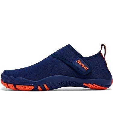 Racqua Kids Water Shoes Quick Dry Barefoot Lightweight - Blue/Orange - Size 6 Big Kid - Buy Online on GoSupps.com