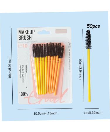 Buy 50Pcs 3-in-1 Reusable Lash Brushes | Bendable Mascara Wands & Spoolies for Eyelash Extensions & Eyebrows - International Shipping Available - Buy Online on GoSupps.com