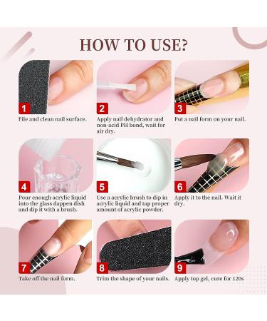 Saviland Clear Acrylic Powder 2.12 OZ - Professional Large Capacity Nail Polymer for Extension & French Manicure | Ideal Christmas Gift for Nail Salons & Home DIY - A1-Clear Acrylic Powder - Buy Online on GoSupps.com