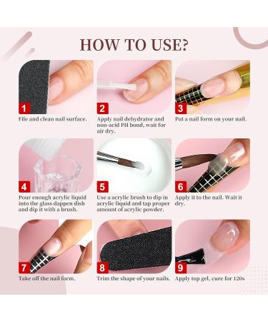 Buy Saviland Acrylic Powder for Nails 60g - Clear Acrylic Nail Powder for 3D French Manicure | Professional & Beginner Friendly - Buy Online on GoSupps.com