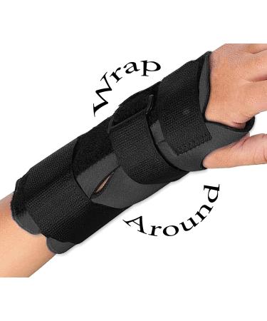 Rehabilitation Advantage Pediatric Breathoprene Soft Foam Wrist Brace - Medium Left for Children | International Shipping Available - Buy Online on GoSupps.com