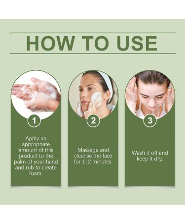 Mung Bean Foam Cleanser pH-Balanced Purifying Face Wash Gently Cleanses Excess Oil & Dirt for Smooth Refreshed Skin Daily Facial Cleanser for Oily & Combination Skin - Buy Online on GoSupps.com