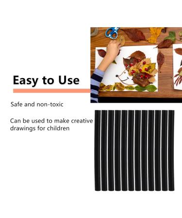 Hot Melt Glue Stick Set of 12 Professional Hair Extensions Keratin Gun Bond Stick Glue Hair Extension Wig Hot Melt Glue Stick Stickers Hair Styling Tool(Nero) - Buy Online on GoSupps.com