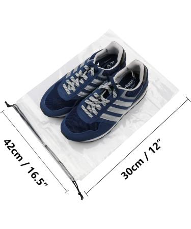 72 PCS Large Portable Clear Shoe Storage Bags for Travel - Transparent Shoe Organizer - Buy Online on GoSupps.com