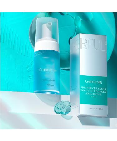 Cheerful Skin Amino Acid Cleansing Mousse - Fine and Dense Foam Refreshing and Hydrating 100ml