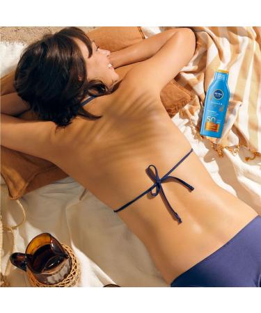 NIVEA Sun Protect & Bronze Natural Tanning Balm SPF 50 200 ml - Buy Online on GoSupps.com