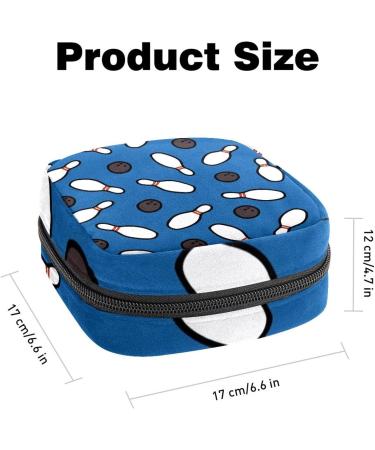 Shop Cartoon Bowling Pattern Menstrual Bags | Portable Storage for Women s Bandages & Pillows - Ideal for Girls' First Period - Buy Online on GoSupps.com