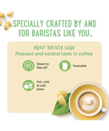 ALPRO Soy Barista Bebida 100% Vegetal 1L - Buy Online on GoSupps.com