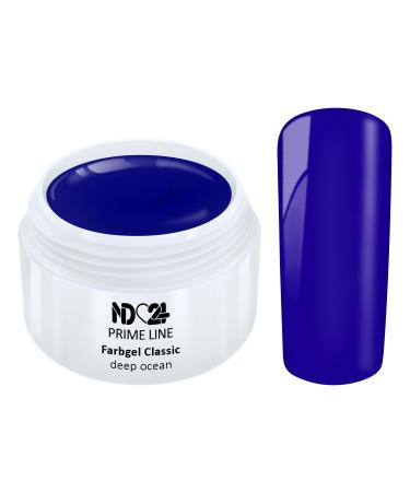 Prime Line - Color Uv Gel Led Color Gel Deep Ocean Blue - Made in Germany - 5ml