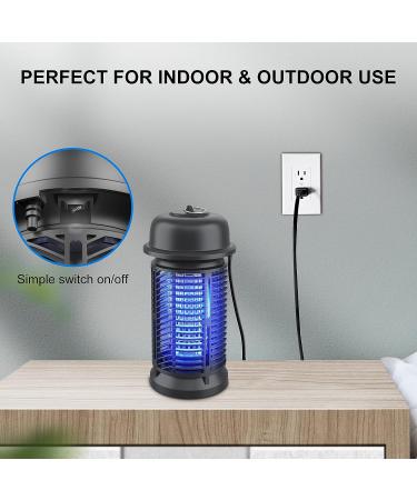 20W High Powered Electric Bug Zapper - Indoor/Outdoor Mosquito & Fly Zapper Waterproof for Home, Patio, Garden - M20A Black - Buy Online on GoSupps.com