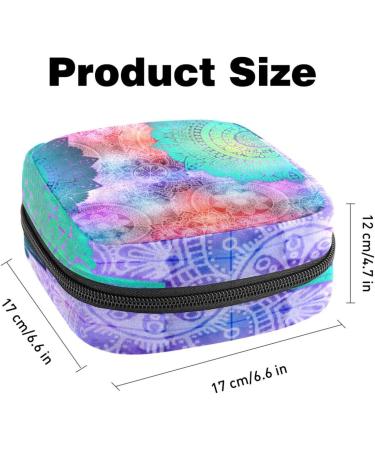 Shop Portable Women's Menstrual Cup & Tampon Bags - Colorful Mandala & Bohemian Style for Teens - Buy Online on GoSupps.com
