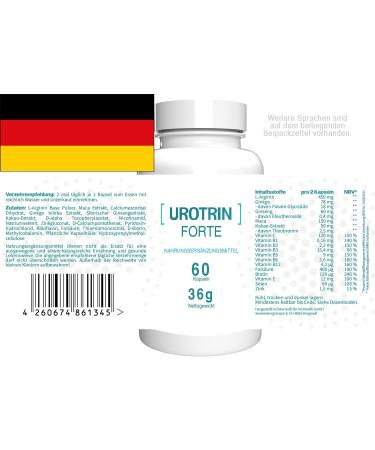 Urotrin - 60 Capsules - Buy Online on GoSupps.com