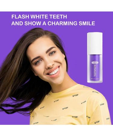 Purple Teeth Whitening Gel - Stain Removal & Sensitive Teeth Protection - Buy Online on GoSupps.com