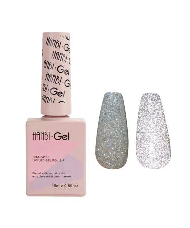 perfeciti 15ml UV Nail Polish Glitter Diamond UV Gel Nail Art UV Gel Soak Off Mermaid Nail Polish Pearl Shine Shimmer