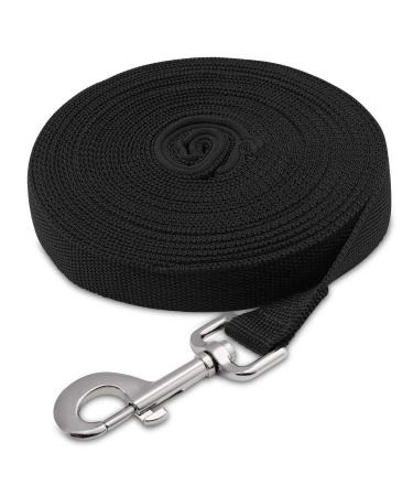 Tow leash dogs - 10m practice lines with padded handle -robust trainings leash made of durable nylon - running leash for large & small dogs 10m shelepline