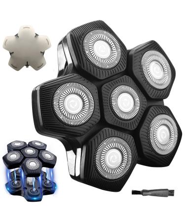 WAHFOX 6-Blade Head Shaver Replacement Blades - Compatible with FREEDOM GROOMING, Telfun, Aidalls, Wellup, Wyklaus - Black Magnetic Interface - Buy Online on GoSupps.com