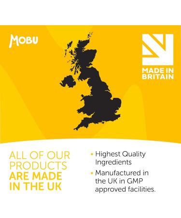 MOBU UK Made Iron Tablets 14mg - Vegan Supplement for Energy - 120 Tablets - Reduces Tiredness & Fatigue - Men & Women - Buy Online on GoSupps.com