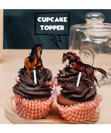 S-FX-0068 Ice Cream Fruit Dessert Cupcake Topper Colorful Glitter Happy Birthday Sensory Pop Game Theme Decor Supplies Baby Shower Boys Girls Birthday Party Decorations - Buy Online on GoSupps.com