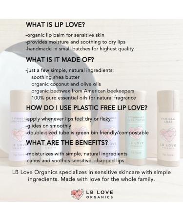 Buy Plastic Free Jumbo Organic Lip Balm | Natural Beeswax & Plant-Based | Zero Waste Spearmint Eucalyptus - Buy Online on GoSupps.com