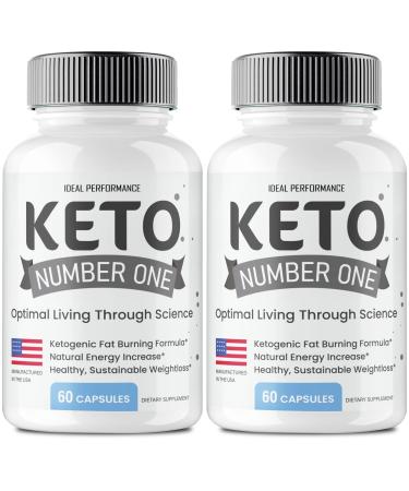 Keto Number One Pills KetoNumber One Supplement Pills Overall Health Support All Natural Keto Capsules to Sustain Active Lifestyle and Fitness Goals KetoNumberOne Pastillas Reviews (2 Pack)