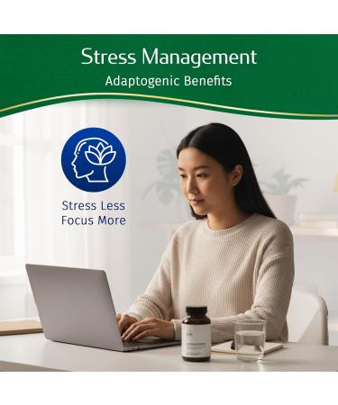 Kerala Ayurveda Ashwagandha Capsules 60 Vegan Capsules | Organic Adaptogen for Stress Support Mood Balance & Daily Vitality | Supports Healthy Stress Response & Immune Support | Prop 65 Compliant - Buy Online on GoSupps.com