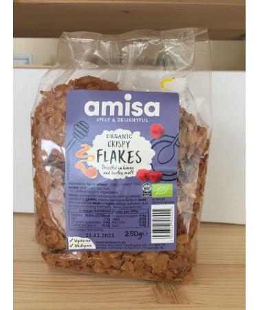 Amisa Organic Spelt Crispy Flakes 250g (Pack of 3) - Buy Online on GoSupps.com