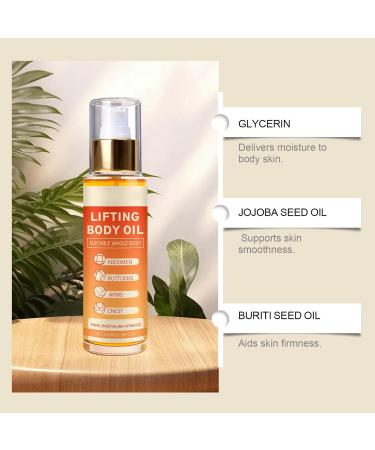 Body: 100 ml for firming skin and defining facial structure for skin natural moisturizer non-greasy | moisturizing oils to refine skin texture improve - Buy Online on GoSupps.com