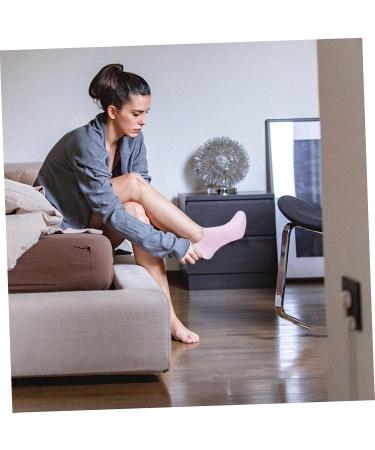 Healeved 2 Pairs Protective Socks Feet Care Natural Material Socks Moisturizing Gel Socks Silicone Gel Moisturizing Sock Foot Exfoliator Sock Heel Boots Women's Heel Socks Sebs Spa Pink - Buy Online on GoSupps.com