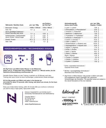 Clearmazing Clear Whey Isolate 1kg - 87% Protein Lactose-Free Tasteless No Sweeteners 40 Portions - International Shipping - Buy Online on GoSupps.com