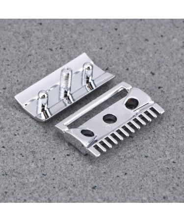 Minkissy 2-Piece Replacement Double Edge Vagina Blade Trimmer Tool - Durable Alloy Razor for Safe Salon Use - Medium Silver - Buy Online on GoSupps.com