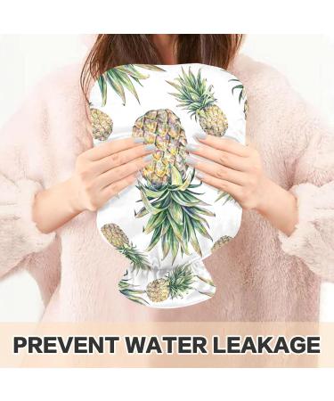 Naanle Tropical Pineapple Water Bottle - 1L Transparent Hot Water Bottle for Bed Hand/Foot Warmer Pain Relief & Heat Therapy | International Shipping - Buy Online on GoSupps.com