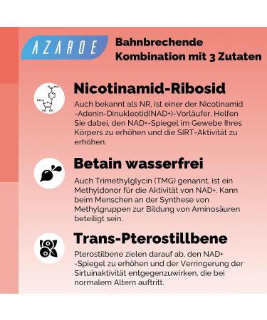 Liposomal Nicotinamide Riboside 2000 mg with TMG & Pterostilbene | Boost NAD+ & Cellular Energy | 60 Capsules (3-Pack) - More Effective than NMN - Buy Online on GoSupps.com