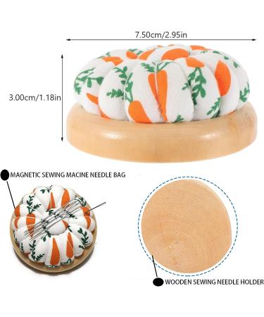 104PCS Pin Cushion Sewing Kit with Wrist Strap + 100 Straight Pins | Magnetic Needle Pad | Pocket Measuring Sewing Tools for DIY - Buy Online on GoSupps.com