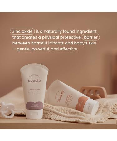 Diaper Rash Gift Set - 4-Piece Kit with 40% Zinc Oxide Ointment Cream Foam Cleanser & Silicone Spatula - Ideal for Baby Care - Buy Online on GoSupps.com