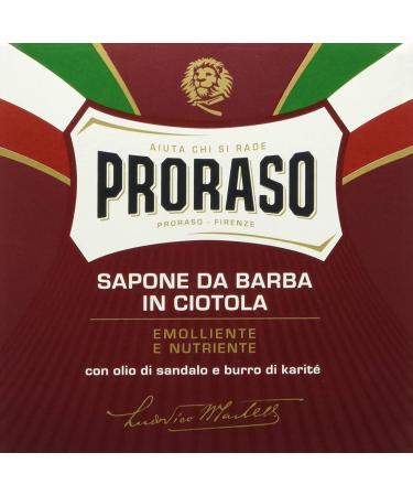 Proraso Nourishing Shaving Soap 5.2 Oz - Moisturizing Formula for Smooth Shave - Buy Online on GoSupps.com