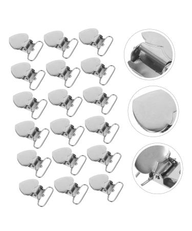Buy Wofashpuret 30St Peach Heart Beak Clip - Metal Fastening Clips Pacifier Holder and Teething Clip for International Shipping - Buy Online on GoSupps.com