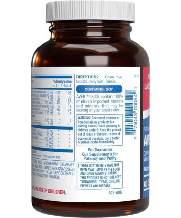 25-in-1 Kids Chewable Multivitamin - Clinically Formulated Kids Multivitamin with Iron Magnesium Vitamins A B Complex C D E Antioxidant Rich Fruit Extracts & More - Made in The USA - 1 Month Supply - Buy Online on GoSupps.com