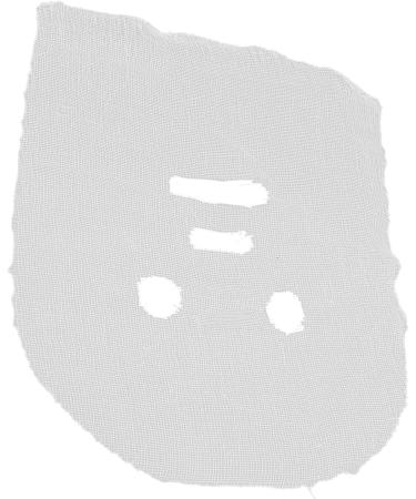 RiToEasysports 100pcs DIY Masque Facial de Gaze Blanc pr -coup Papier Masque Facial Jetable Doux pour les Salons de beaut ou les Soins de la Peau la Maison - Buy Online on GoSupps.com
