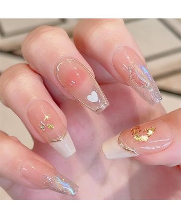 Nail dressing nail stickers French style love short and medium length styles(Long styles S) - Buy Online on GoSupps.com