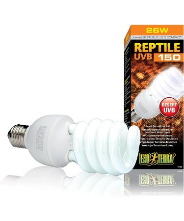 Exo Terra Reptile UVB 200 & 150 - Optimal Desert Terrarium Lamps 13W E27 Compact UVB Lighting for Reptiles - International Shipping Available - Buy Online on GoSupps.com