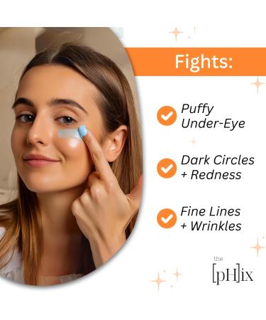 Caffeine Eye Cream | Hyaluronic Acid & Vitamins E & K | Vegan Solution for Dark Circles Puffiness Wrinkles | International Shipping - Buy Online on GoSupps.com