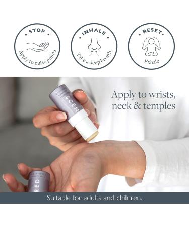 Scentered Aromatherapy Balm Gift Set - Daily Ritual | Sleep Well + 5 Mini Balms - De-Stress, Focus, Happy, Escape, Love | Lavender, Rosemary, Ylang Ylang | Women's Essential Oils Gift, Travel Bag - Buy Online on GoSupps.com
