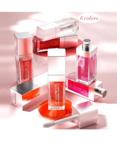Plumping Lip Oil - Moisturizing Transparent Toot Lip Gloss & Balm for Dry Lips | Long Lasting Nourishing Pink Lip Care - Buy Online on GoSupps.com