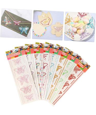 minkissy 16 Sets Butterfly Rhinestone Stickers DIY Bling Jewel Stickers Notebook Stickers Scrapbook Stickers Crystal Stickers Car Trim Butterflies Stickers 3D Pattern Sticker Acrylic Manual - Buy Online on GoSupps.com