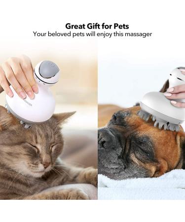 LATME Electric Scalp Massager with 4 Replacement Heads - Portable Head Scratcher for Stress Relief and Muscle Relaxation - Buy Online on GoSupps.com